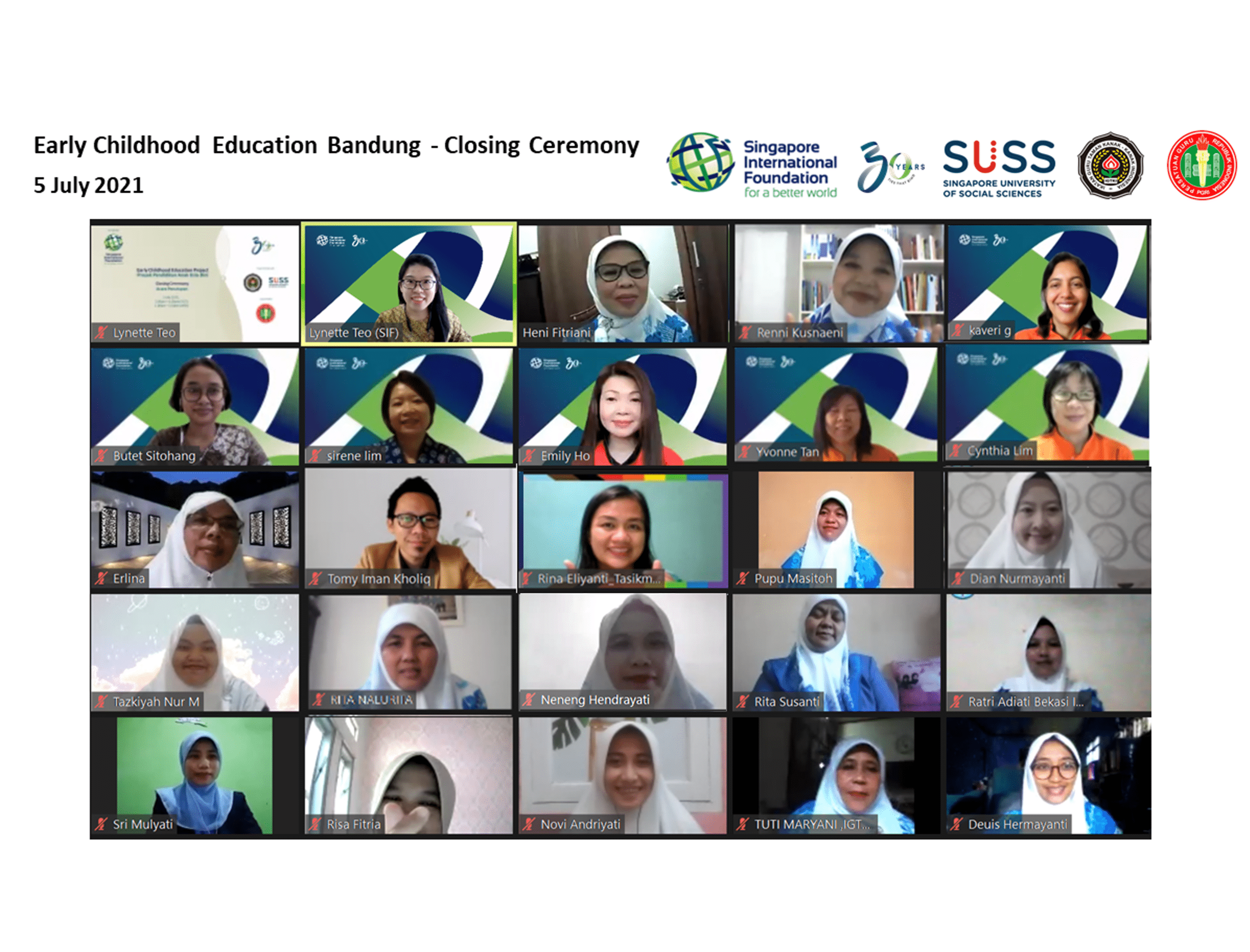 ECE Bandung Project's Closing Ceremony