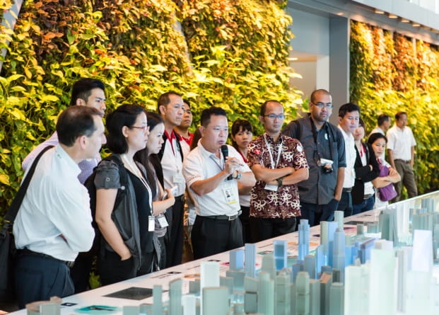 FOS gaining insights from the Urban Renewal Authority on Singapore’s masterplan for city development and sustainable living.