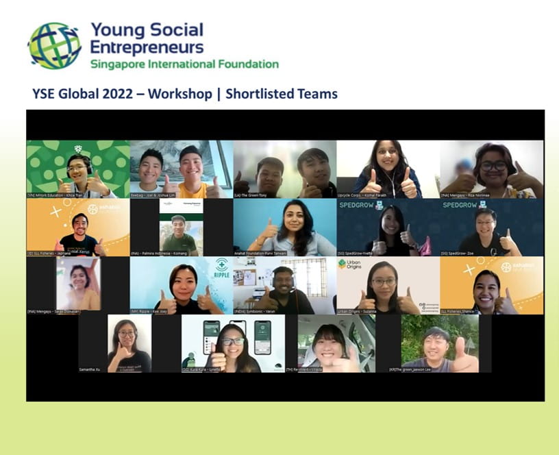 YSE Global 2022 Workshop Shortlisted Teams