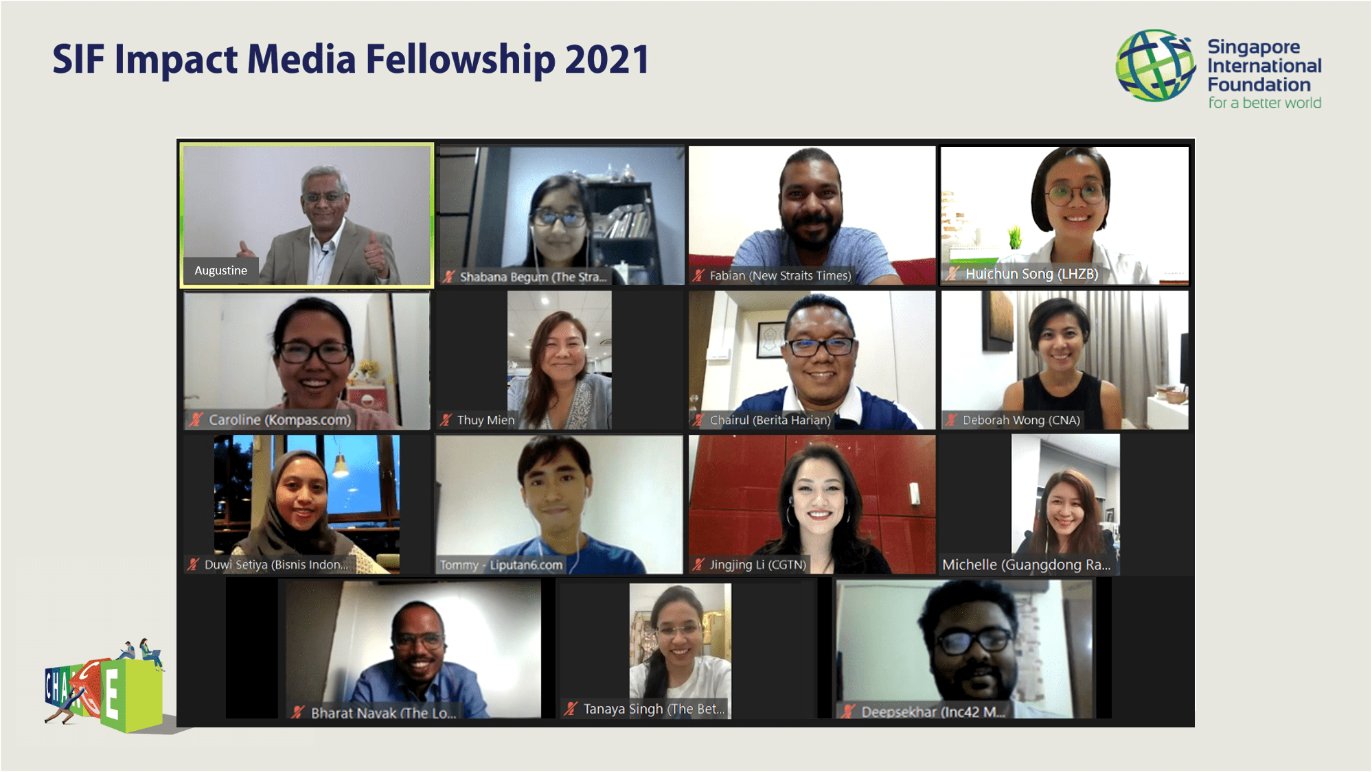Impact Media Fellowship participants